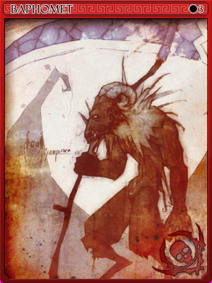 Labyrinth Baphomet Card