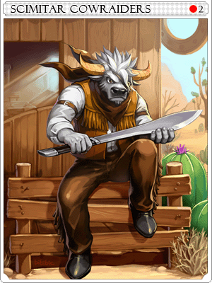 Scimitar Buffalo Bandit Card