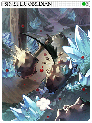 Haunted Obsidian Card