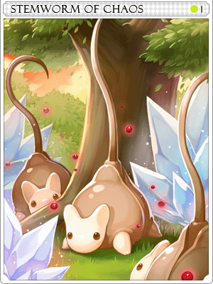 Chaotic Stem Worm Card artwork