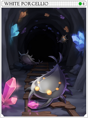 White Porcellio Card