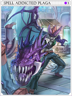 Spell Addicted Plaga Card