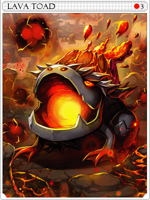 Lava Toad Card artwork