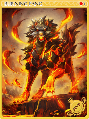 Burning Fang Card
