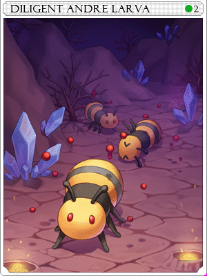 Diligent Andre Larva Card