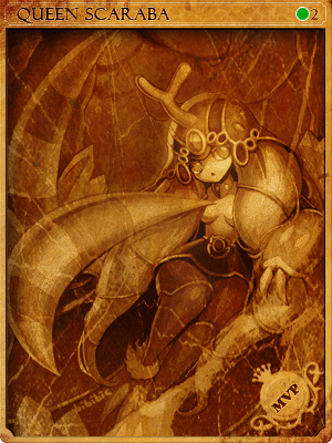 Sealed Queen Scaraba Card