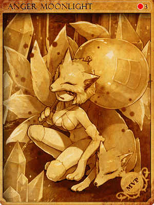 Sealed Angry Moonlight Flower Card