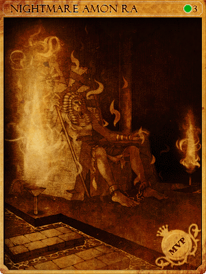 Sealed Nightmare Amon Ra Card