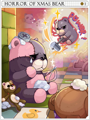 Abandoned Teddy Bear Card artwork