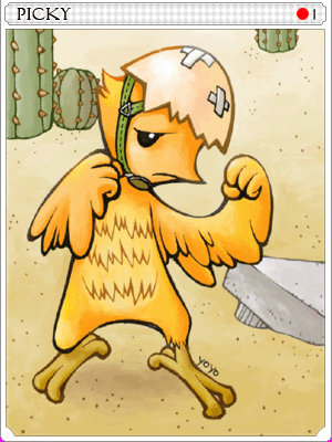 Picky Egg Card artwork