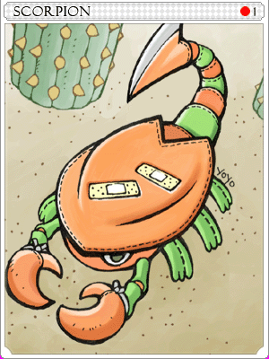 Scorpion Card artwork