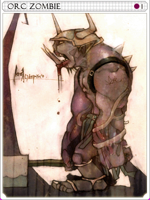 Orc Zombie Card artwork
