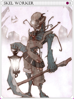 Skeleton Worker Card artwork