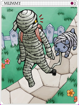 Mummy Card artwork