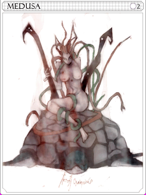 Medusa Card artwork