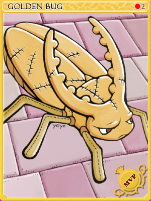 Golden Thief Bug Card artwork