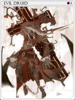 Evil Druid Card artwork