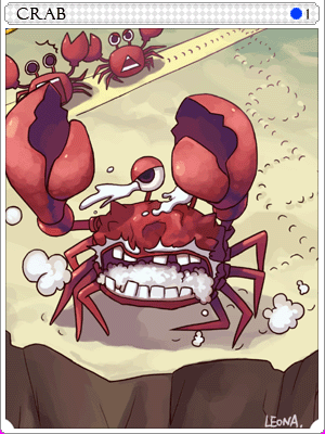 Crab Card artwork