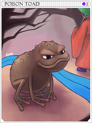 Poisonous Toad Card artwork