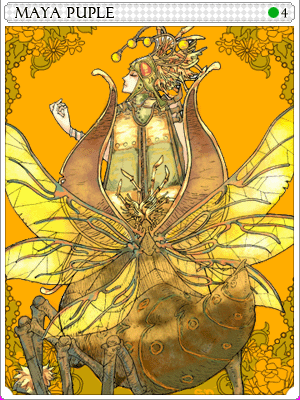 Maya Purple Card artwork