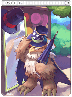 Owl Duke Card artwork