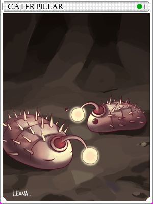 Caterpillar Card artwork