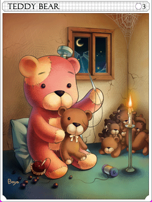 Teddy Bear Card artwork