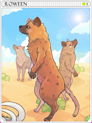 Roween Card artwork