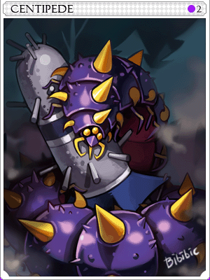 Centipede Card artwork
