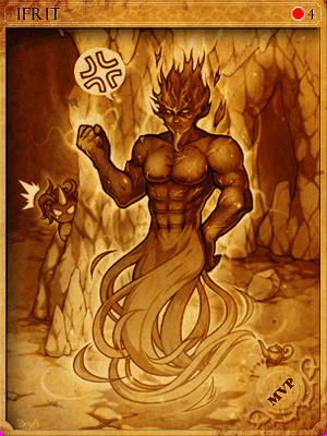 Sealed Ifrit Card artwork