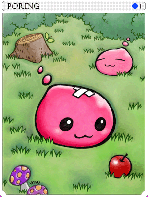 Novice Poring Card artwork