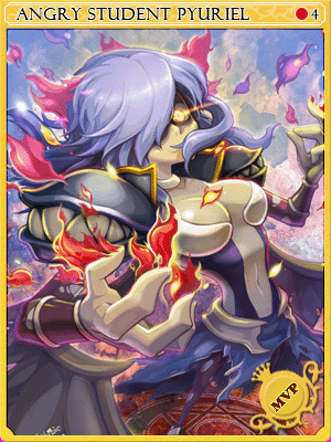 Angry Student Pyuriel Card artwork