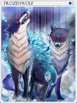 Frozen Wolf Card artwork