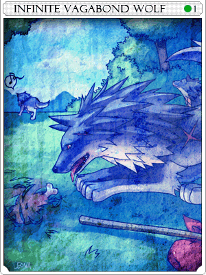Infinite Vagabond Wolf Card artwork