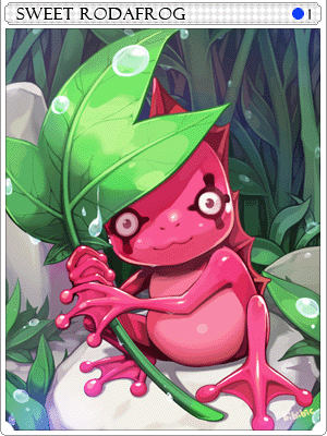 Sweet Roda Frog Card artwork