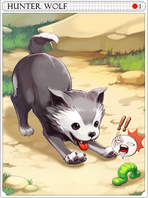 Hunter Wolf Card artwork